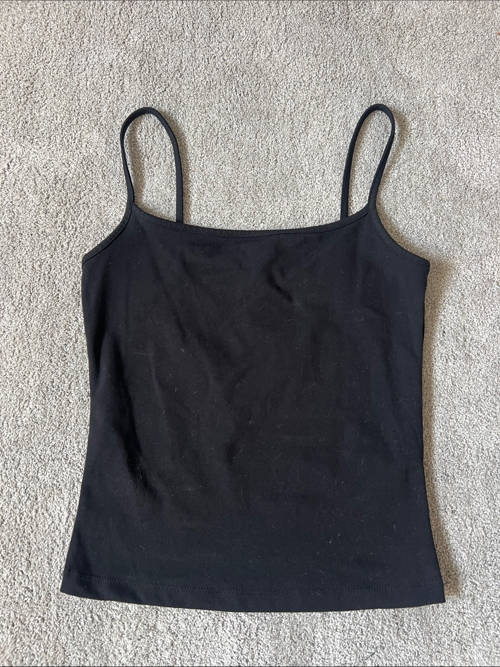 Garage black tank top